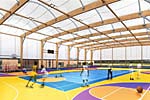 Interieur de gymnase  - Infographie architecturale.