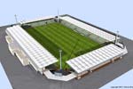 Projet de stade de rugby.